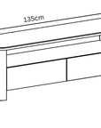 Torelli Milano Gloss White Ceramic TV Unit