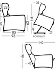 Fama Toscana Powerlift chair