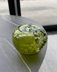 Glass Apple Vase Ex-display - 1 Only