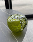 Glass Apple Vase Ex-display - 1 Only