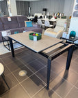 Connubia Lord Extending Dining Table Wooden Legs (CB4832-R 130cm) - Ex Display 1 only