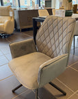 Torelli Zanetti MINK Swivel Dining Chair Ex display - 1 Only (Copy)
