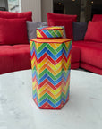 Multi Coloured Storage Jar Ex-display - 1 Only