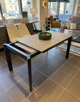 Connubia Lord Extending Dining Table Wooden Legs (CB4832-R 130cm) - Ex Display 1 only