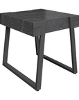 Alpina Grey Marble Effect Side Table ALP-6498