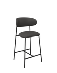 Set of 2 Amalfi Leather Counter Bar Stool