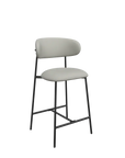 Set of 2 Amalfi Leather Counter Bar Stool