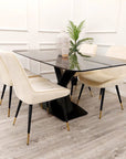 Apollo 1.6 Black Dining Table with Black Sintered Stone
