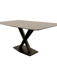 Apollo 1.6 Black Dining Table with Black Sintered Stone