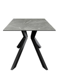Torelli Azzaro 160cm Matte Grey Ceramic Fixed Dining Table