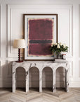 Archie Calacatta Console Table