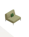 Fama Luxor Fabric Sofa 107cm