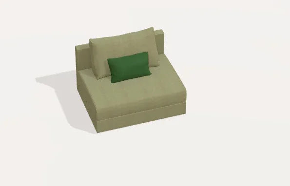 Fama Hector Fabric Sofa 95 cm