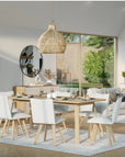 Ex Display - 1.4m Dining Table - White Oak