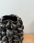 Brown Glazed Fig Vase Ex Display - 1 Only