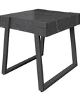 Alpina Grey Marble Effect Side Table ALP-6498