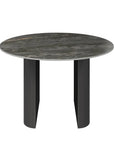 Cartier 120cm Round Gloss Grey Ceramic Dining Table