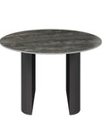 Torelli Cartier 120cm Round Gloss Grey Ceramic Dining Table