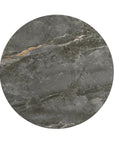 Cartier 120cm Round Gloss Grey Ceramic Dining Table