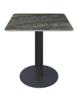 Torelli Cartier 80cm Square Gloss Grey Ceramic Dining Table