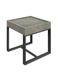 Torelli Ebony Black Glass Side Table
