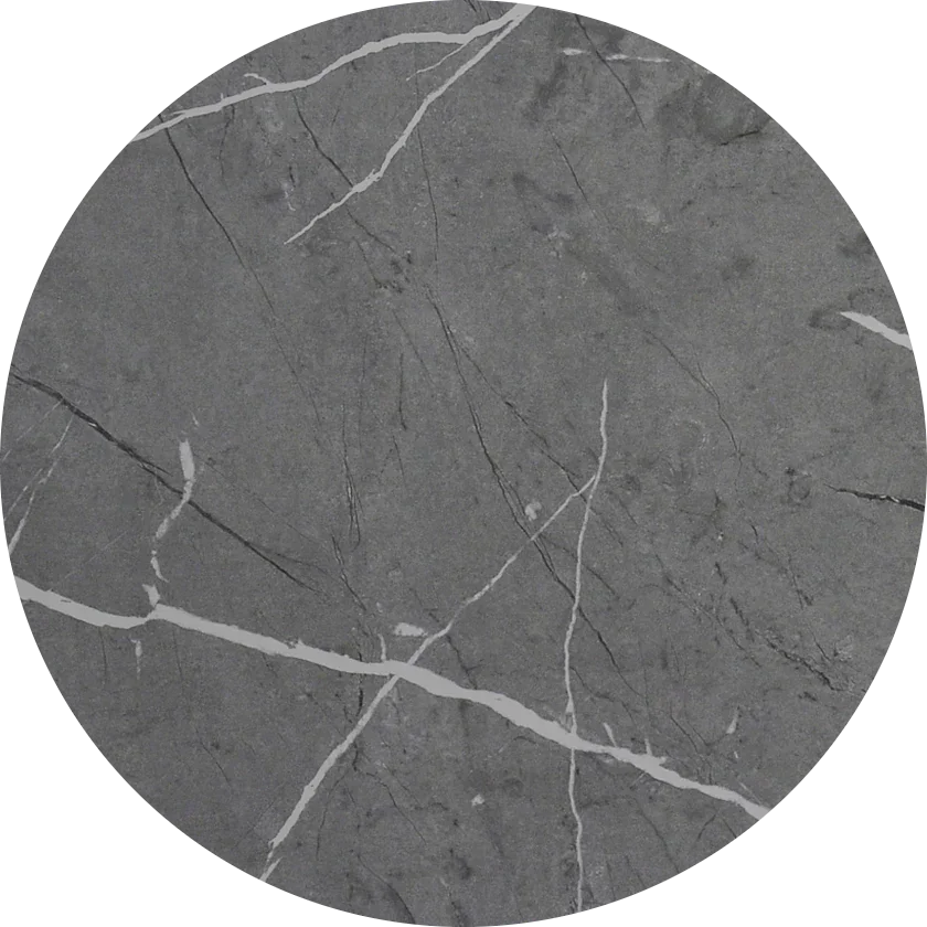 Alpina Grey Marble Effect Side Table ALP-6498