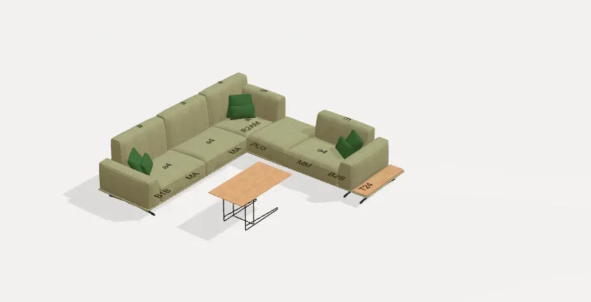 Fama Klee Fabric Modular Sofa