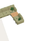 Fama Klee Fabric Modular Sofa