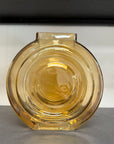 Round Amber Vase Ex-display - 3 Only