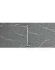 Delma Grey Marble Effect Console Table DEL-6535
