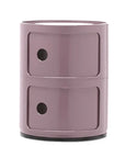 Kartell Componibili New Colors Modular Mauve Storage Unit | 2 doors
