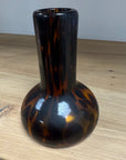 Tortoise Shell Effect Bud Vase Ex-display - 5 Only