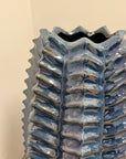 Oversized Blue Ceramic Vase Ex-display - 1 Only