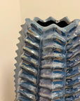 Oversized Blue Ceramic Vase Ex-display - 1 Only