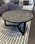 Libra Interiors Shoreditch Black Grey Travisso Coffee Table - Ex Display