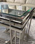 Regal Glass Side Table Ex Display 1 Only