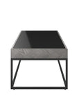 Torelli Ebony Black Glass Coffee Table