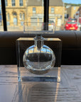 Large Flat Crystal Refillable Perfume Bottle Ex-display - 1 Only