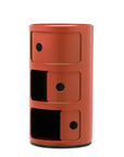 Kartell Componibili New Colors Modular Orange Storage Unit | 3 doors