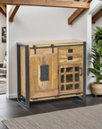 Taylors Creative Living Forge Industrial Furniture Bar Cabinet