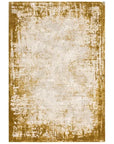 Asiatic Kuza Border Rug - Gold