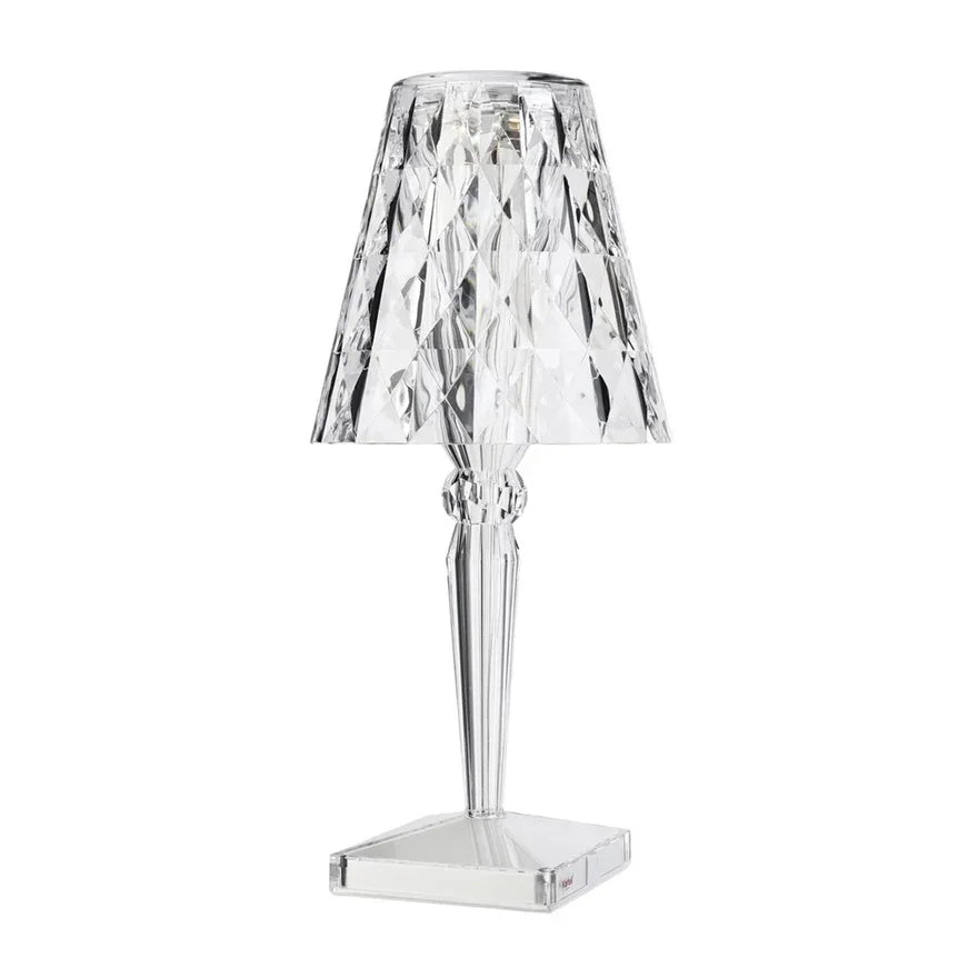 Kartell Big Battery Battery Version Table Lamp - Crystal