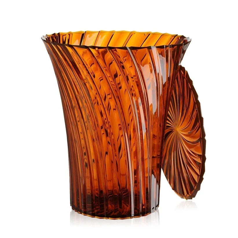Kartell Sparkle Stool/Side Table - Amber