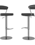 Set of 2 Torelli Gino Leather Bar Stool