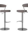 Set of 2 Torelli Gino Leather Bar Stool