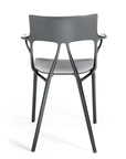 Kartell A.I Dining Chair - Metallic Titanium (Set Of 2)