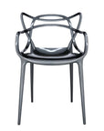 Kartell Masters Dining Chair - Metallic Titanium (Set Of 2)