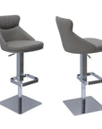 Set of 2 Torelli Sergio Leather Bar Stool