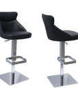 Set of 2 Torelli Sergio Leather Bar Stool