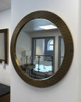 Richmond Interiors Ironville Round Mirror - Ex Display 1 only